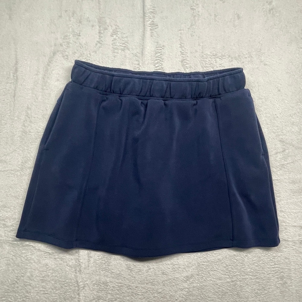 Mondetta Skort Women Large Navy Blue Performance Luxury Athletic Pockets Active